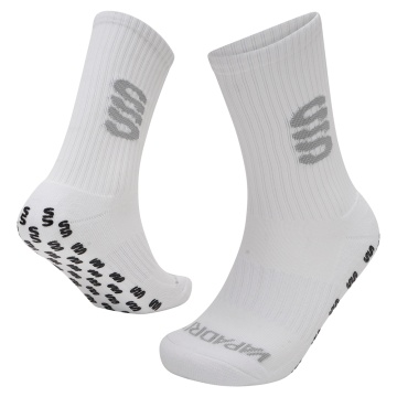 Angus Netball - Quarter Gripper Sock - White