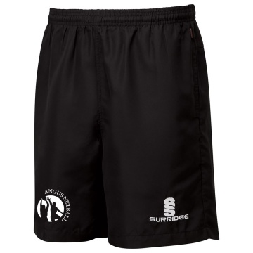 Angus Netball - Ripstop Pocketed Shorts - Black
