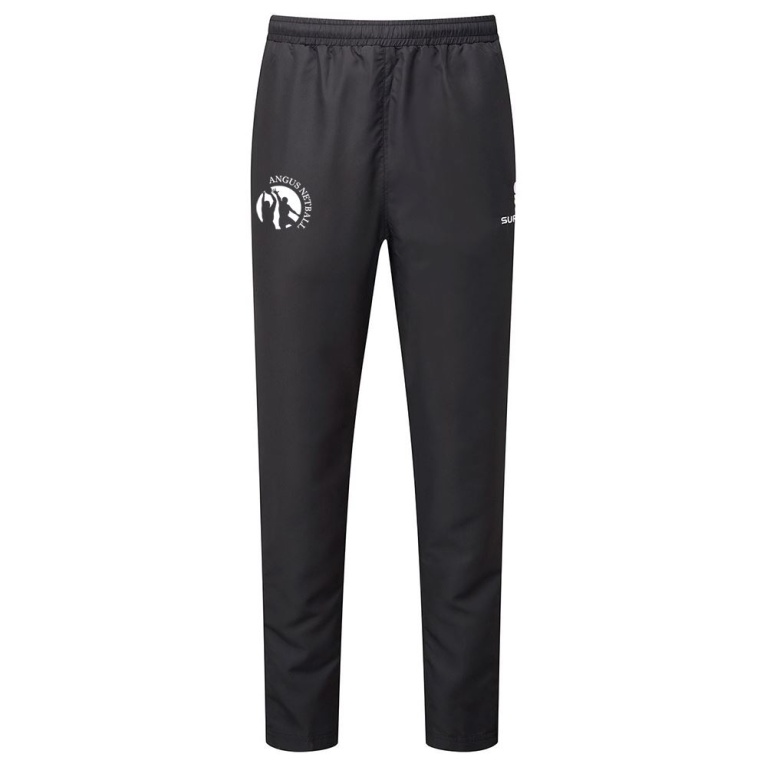 Angus Netball - Rip Stop Track Pant - Black