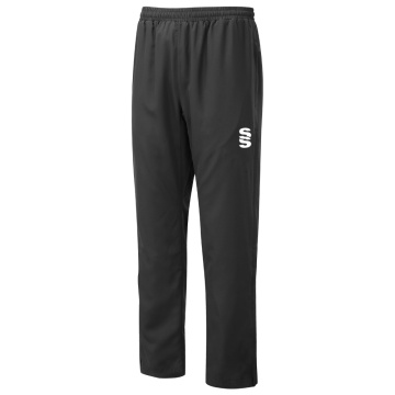 Angus Netball - Dual Poplin Track Pant with Lycra - Black